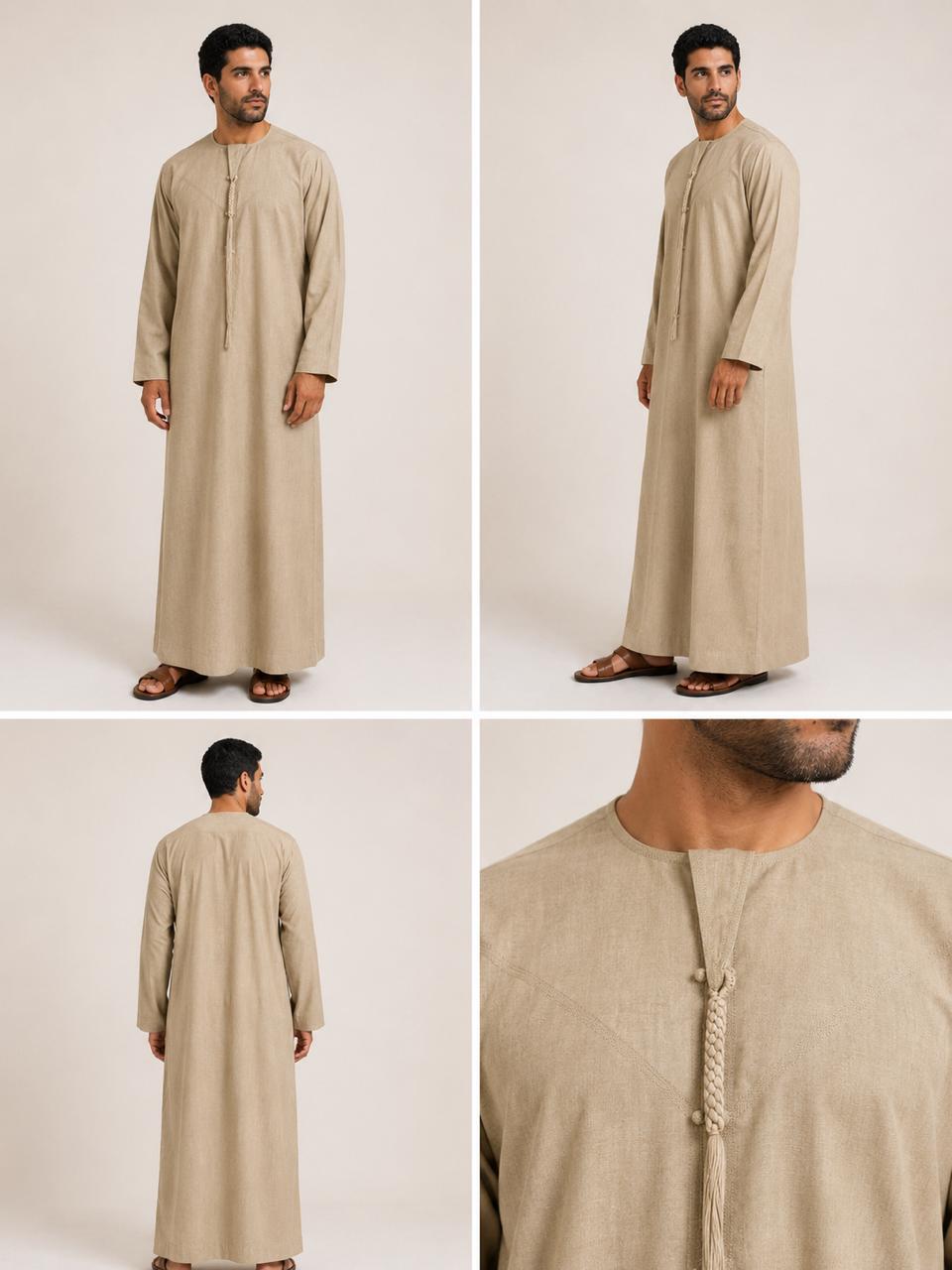 Hamoodi thobe in beige